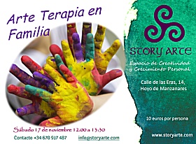 Arteterapia en Familia, sábado 17 de Noviembre de 2018