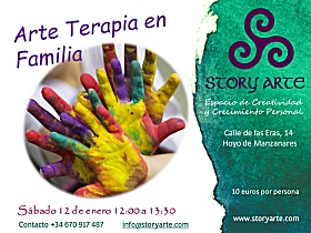 Arteterapia en Familia, sábado 12 de Enero de 2019