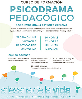Curso de Formación en Psicodrama Pedagógico, Enero a Julio de 2019