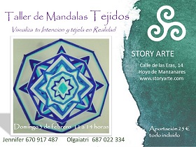 Taller de Mandalas Tejidos, domingo 3 de Febrero de 2019